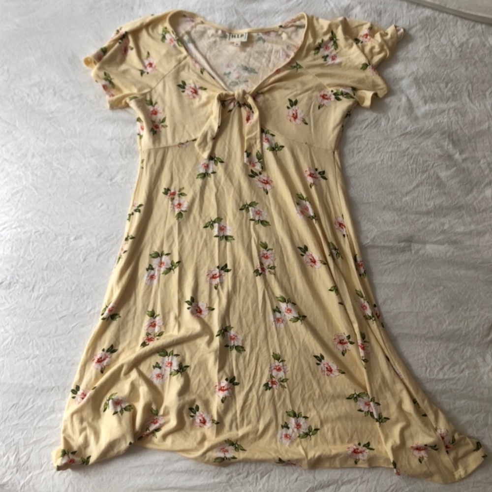 Yellow Floral Dress size Large